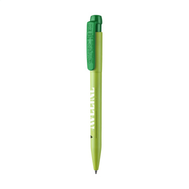 Logotrade promotional giveaway image of: Stilolinea Ingeo Pen Green Office