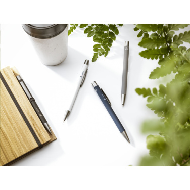 Logo trade promotional giveaways picture of: Brady Soft Touch Recycled Alu pens
