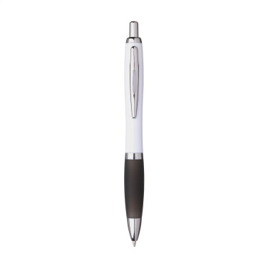 Logo trade promotional gifts picture of: Athos Trans GRS Recycled ABS pen
