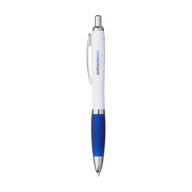 Logo trade promotional gift photo of: Athos Trans GRS Recycled ABS pen
