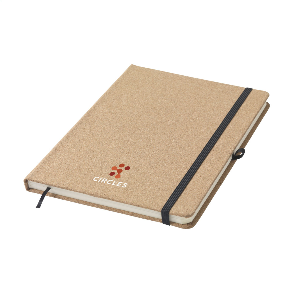 Logo trade corporate gifts image of: CorkNote A5 Paper notebook