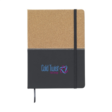 Logo trade promotional giveaway photo of: Journal Cork Paper Notebook