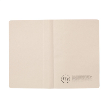Logo trade corporate gifts image of: Sugarcane Paper Notebook A5