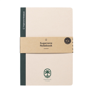 Logo trade promotional giveaways image of: Sugarcane Paper Notebook A5
