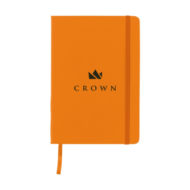 Logo trade business gifts image of: BudgetNote A5 Blanc Paper notebook