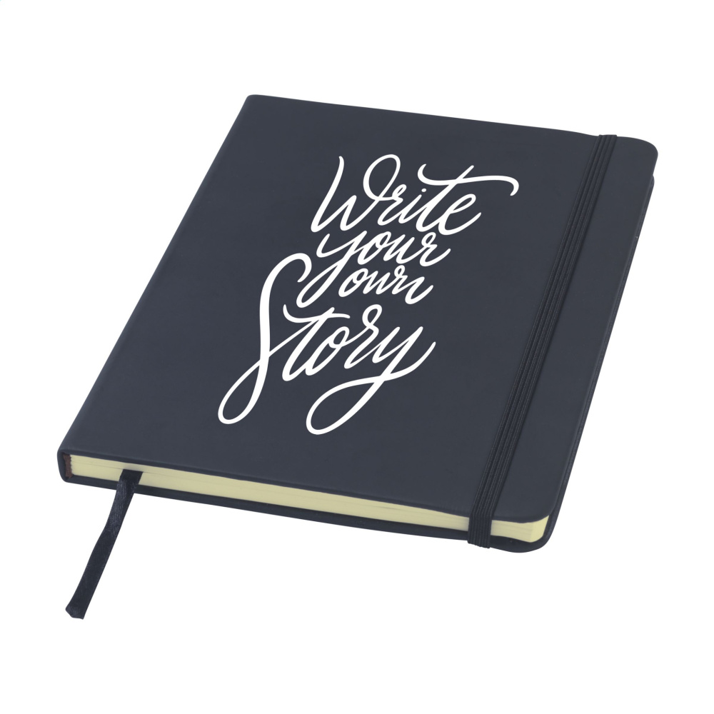 Logo trade business gift photo of: BudgetNote A5 Lines Paper Notebook