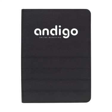 Logo trade promotional products image of: Quincy Portfolio RPET A4 document folder