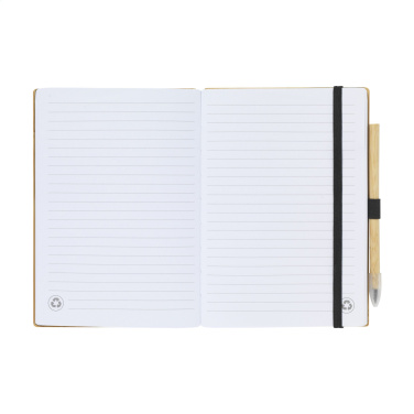 Logotrade promotional item image of: BambooPlus Paper Notebook A5 - Inkless Pen