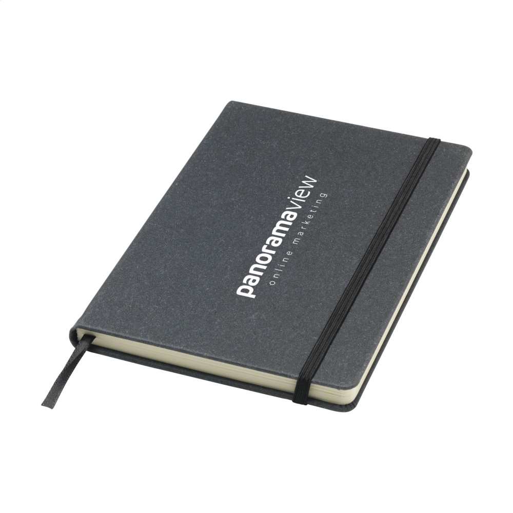 Logotrade business gifts photo of: Montana Recycled Leather Paper Notebook A5
