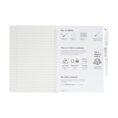 Logotrade business gift image of: MOYU Erasable Stone Paper Notebook SoftCover 18 pages