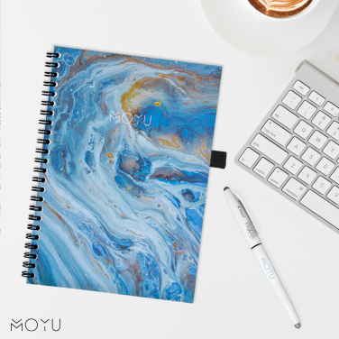 Logotrade promotional product image of: MOYU Erasable Stone Paper Notebook Custom SoftCover