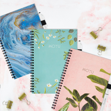 Logo trade promotional giveaway photo of: MOYU Erasable Stone Paper Notebook Custom SoftCover