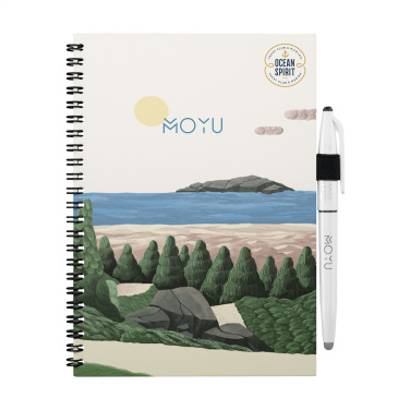 Logotrade promotional merchandise image of: MOYU Erasable Stone Paper Notebook Custom SoftCover