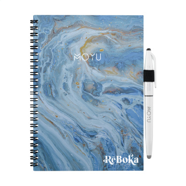 Logo trade promotional giveaways image of: MOYU Erasable Stone Paper Notebook Custom SoftCover