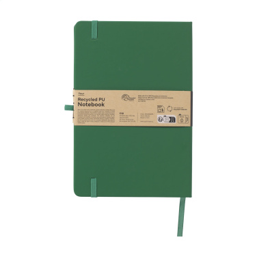 Logotrade promotional gifts photo of: Recycled GRS PU Paper Notebook A5