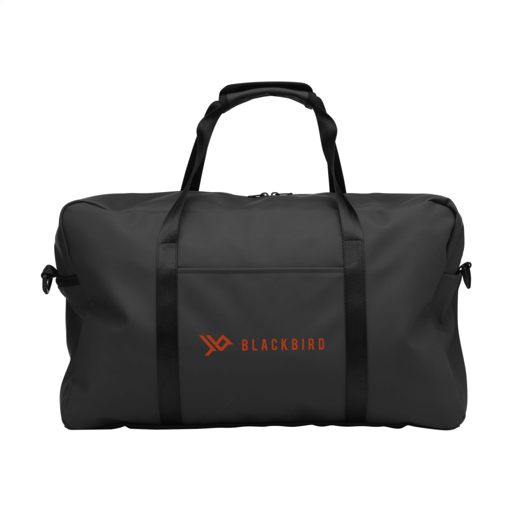Logo trade promotional item photo of: Lennon RCS Recycled PU Sports-/Travelbag