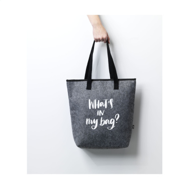Logo trade promotional giveaways image of: Feltro GRS RPET Cooler bag