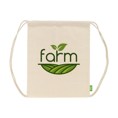 Logo trade promotional giveaways image of: Organic Cotton GOTS Promo (140 g/m²) backpack