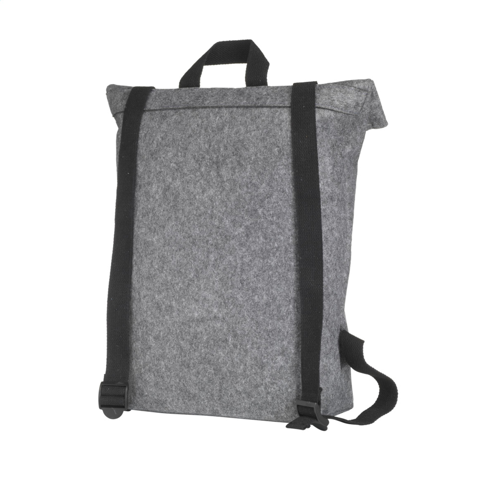 Logo trade advertising products picture of: Nolan GRS RPET Felt backpack