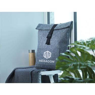 Logo trade promotional giveaway photo of: Nolan GRS RPET Felt backpack