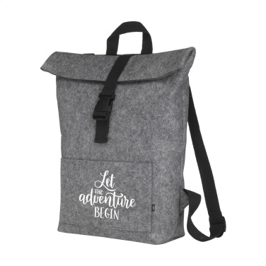 Logotrade promotional gift picture of: Nolan GRS RPET Felt backpack
