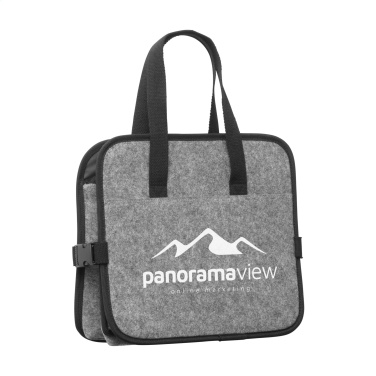 Logo trade corporate gifts image of: Trunk GRS RPET Felt Organiser Cooler bag