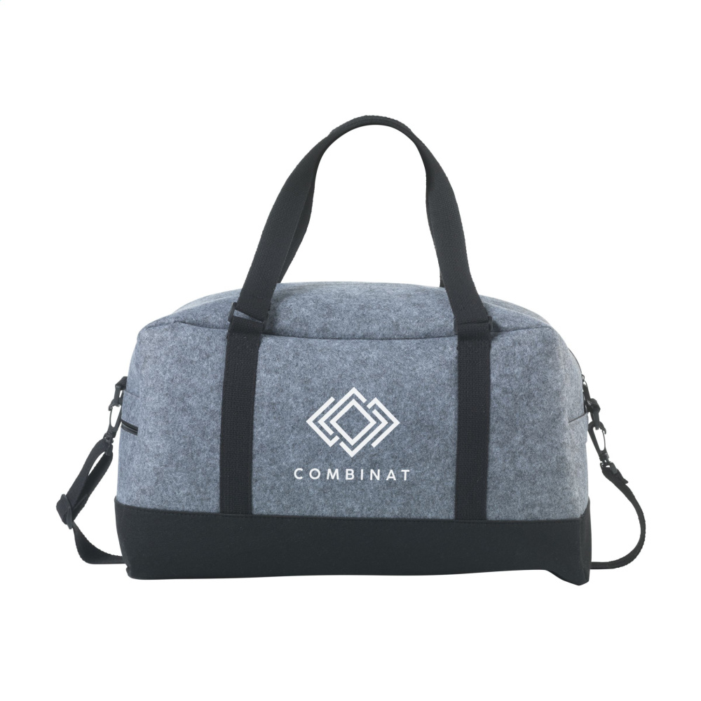 Logotrade promotional merchandise image of: Feltro GRS RPET Weekend Bag travelling bag