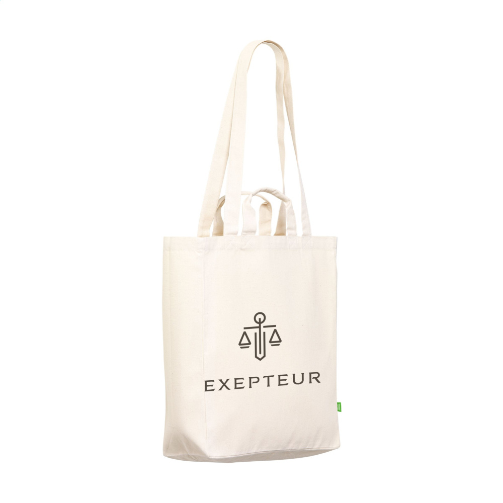 Logo trade promotional merchandise picture of: Organic Cotton Canvas Tote Bag (280 g/m²)