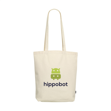 Logotrade promotional merchandise picture of: GRS Recycled Canvas Bag Natural (260 g/m²)