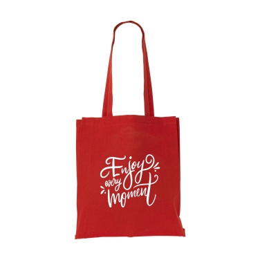 Logo trade promotional merchandise image of: Colour Square Bag GRS Recycled Cotton (150 g/m²)