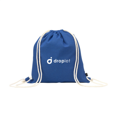 Logotrade corporate gift image of: PromoColour GRS Recycled Cotton Backpack (150 g/m²)