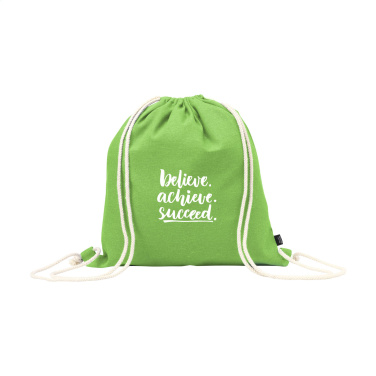 Logotrade promotional product picture of: PromoColour GRS Recycled Cotton Backpack (150 g/m²)