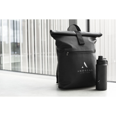 Logo trade advertising product photo of: Lennon Roll-Top Recycled Backpack