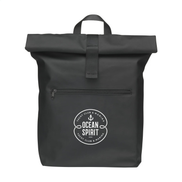Logotrade promotional merchandise picture of: Lennon Roll-Top Recycled Backpack
