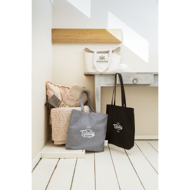 Logo trade business gifts image of: Wolkat Rabat Recycled Textile Shopper