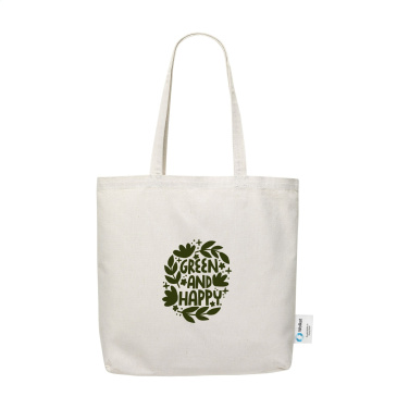 Logo trade corporate gift photo of: Wolkat Rabat Recycled Textile Shopper