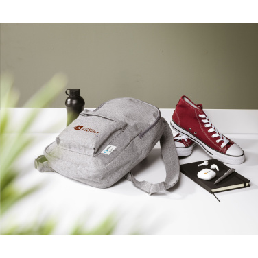 Logo trade promotional items picture of: Wolkat Agadir Recycled Textile Backpack