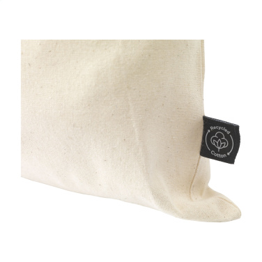 Logo trade promotional merchandise photo of: Gift Pouch Natural GRS Recycled Cotton (150 g/m²) S