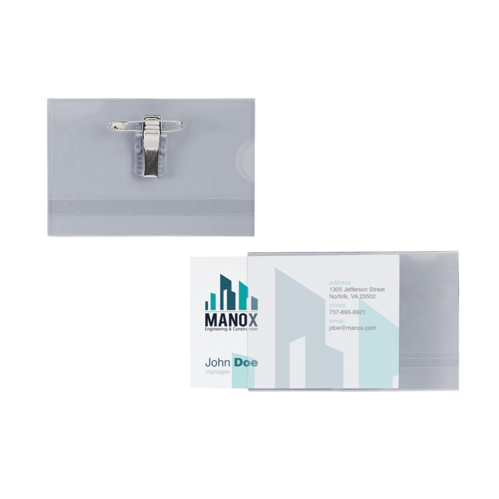 Logo trade promotional giveaways picture of: Badge 9 x 5,8 cm
