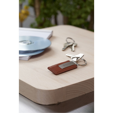 Logotrade promotional products photo of: LeatherKey keyring
