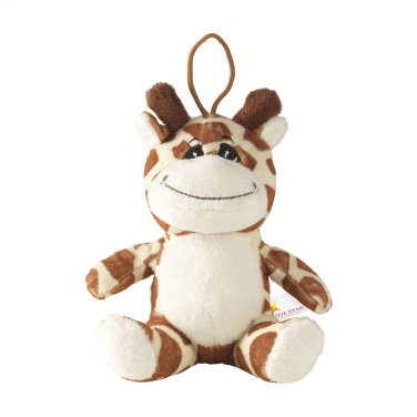 Logo trade promotional item photo of: Animal Friend Giraffe cuddle toy