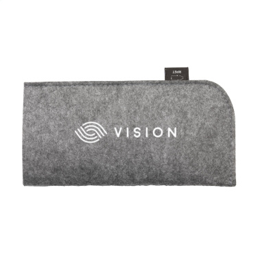 Logo trade advertising products image of: Feltro GRS RPET Pouch for glasses