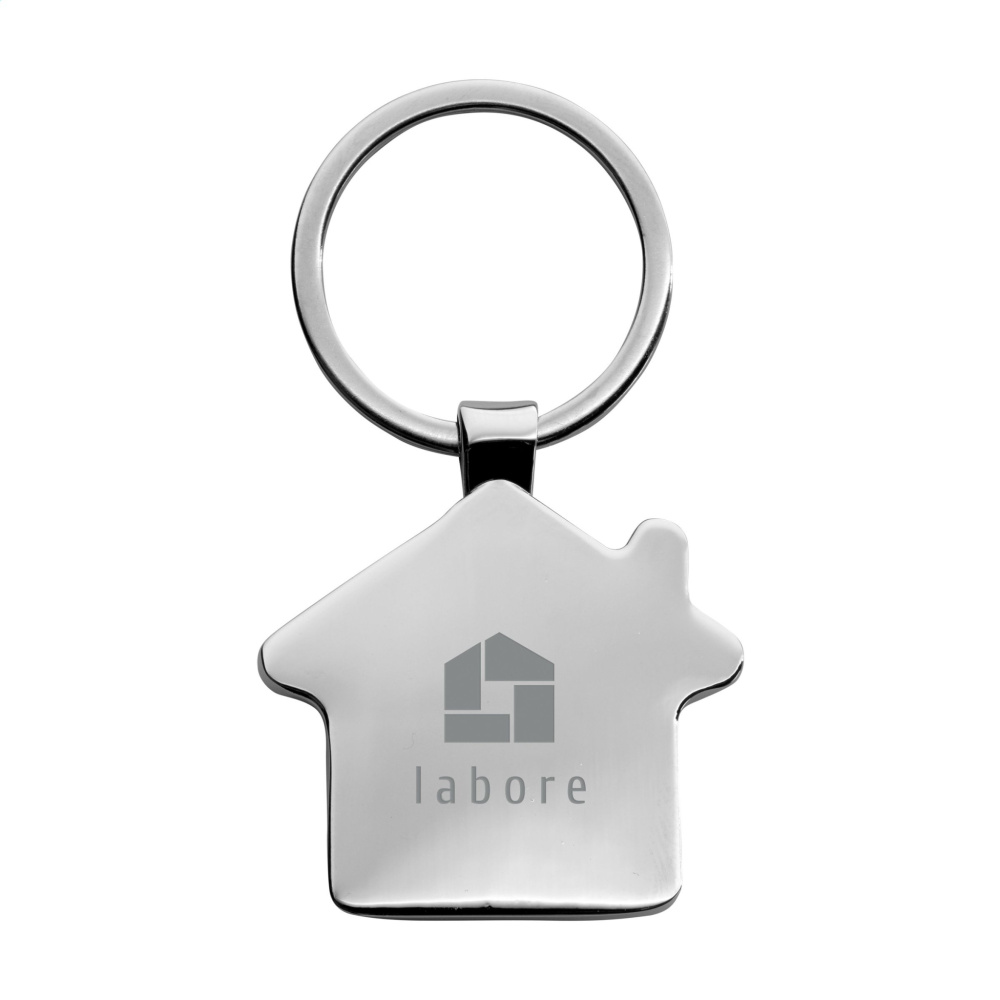 Logotrade promotional item image of: Casa bamboo keyring