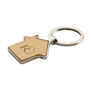 Logo trade promotional merchandise picture of: Casa bamboo keyring