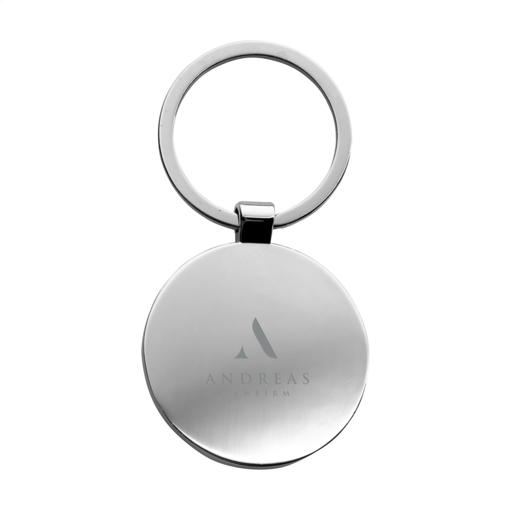 Logo trade promotional products picture of: Bamboo Key Circle keyring