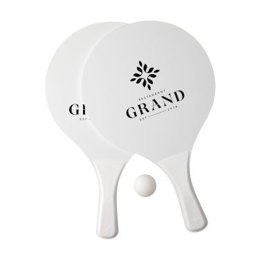 Logo trade corporate gifts image of: BeachTennis beach game