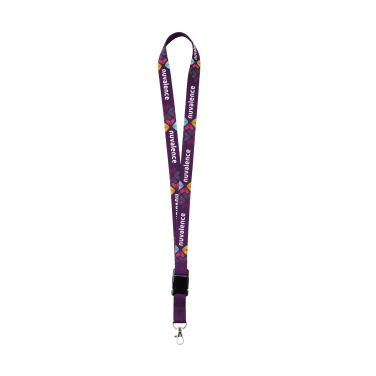 Logo trade promotional gifts image of: Lanyard Sublimation Buckle keycord 25 mm