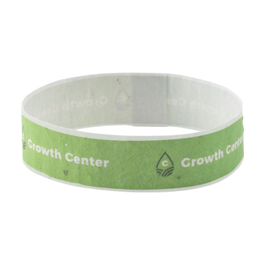 Logo trade advertising product photo of: Seed Paper Festival Wristband