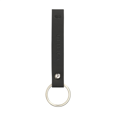 Logo trade business gifts image of: Vegan Pineapple Leather Keyring