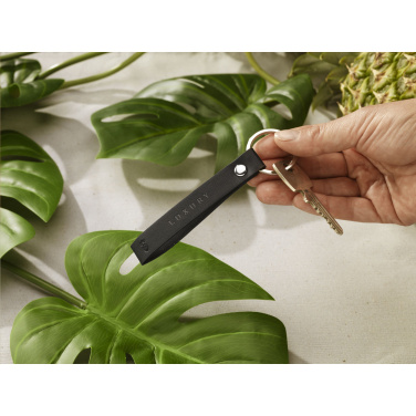 Logotrade promotional item image of: Vegan Pineapple Leather Keyring